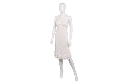 Lot 290 - Bonny Lythgoe – Harry Who white cocktail dress...