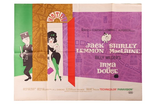 Lot 65 - Irma La Douce (1963), British Quad, 40 x 30...