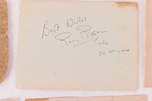 Lot 399 - Autograph Album, 1940s – an unbound album with...