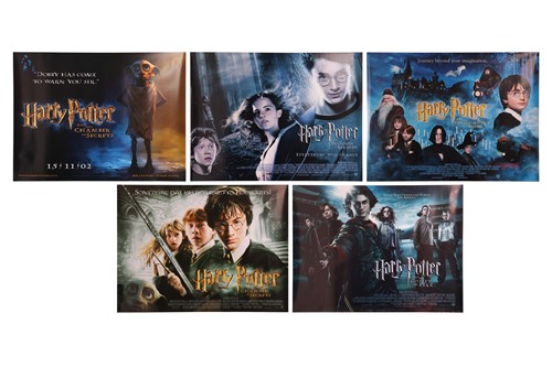 Lot 378 - Harry Potter Collection: Five British Quads -...