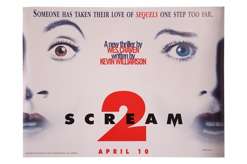 Lot 32 - Scream 2 (1997) British Quad, 40 x 30 inches,...