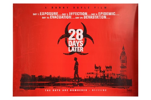 Lot 68 - 28 Days Later (2002) British Quad, 40 x 30...