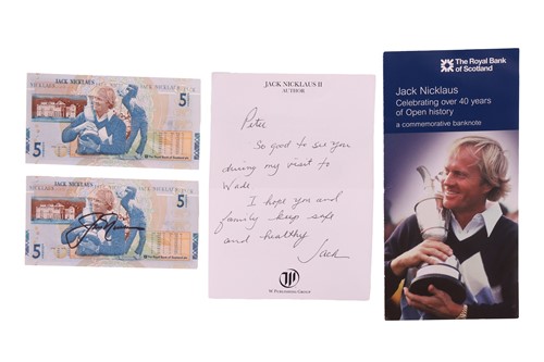 Lot 460 - Jack Nicklaus: a pair of commemorative...