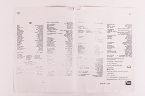 Lot 393 - Alien III (2019) Original [copy] Production...