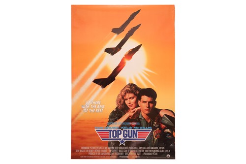 Lot 430 - Top Gun (1986) US One Sheet, 41 x 27 inches,...