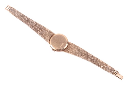 Lot 255 - A Glycene 9ct Ladies Wristwatch Year: 1970s...