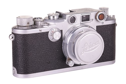 Lot An Ernst Leitz Wetzlar Leica IIIc 35mm Range...