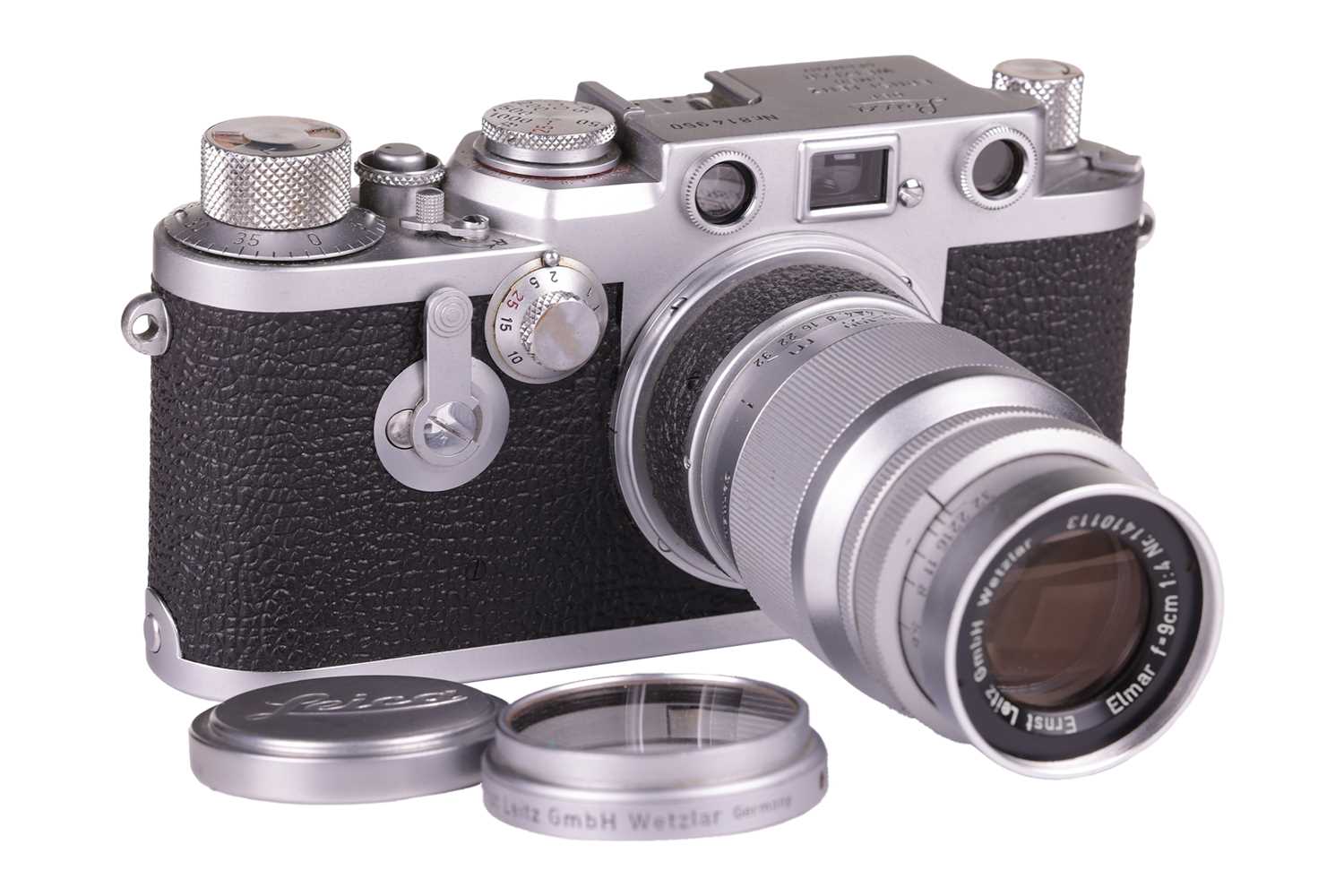 Lot 140 - An Ernest Leitz Wetzlar Leica IIIf 35mm...