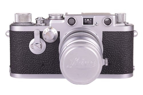 Lot 140 - An Ernest Leitz Wetzlar Leica IIIf 35mm...