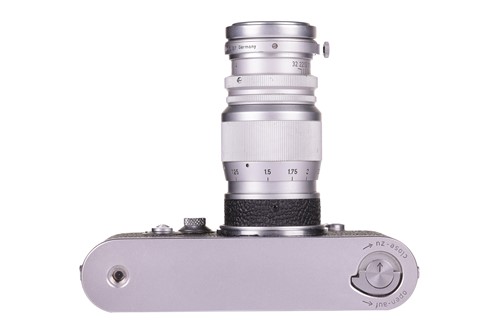 Lot 140 - An Ernest Leitz Wetzlar Leica IIIf 35mm...