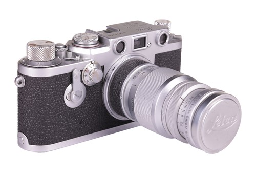 Lot 140 - An Ernest Leitz Wetzlar Leica IIIf 35mm...