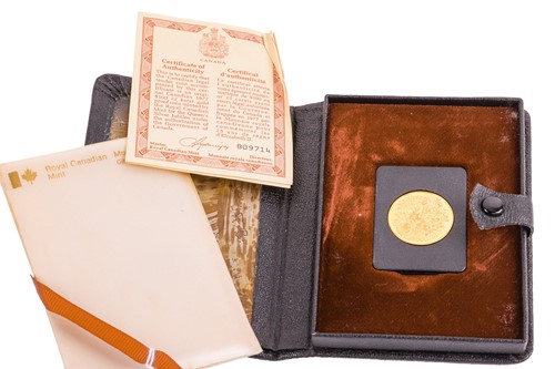 Lot 79 - Royal Canadian Mint, 1977 $100 gold proof coin,...