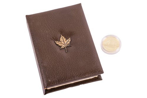 Lot 82 - Royal Canadian Mint, 1991 $100 1/4ozt fine...