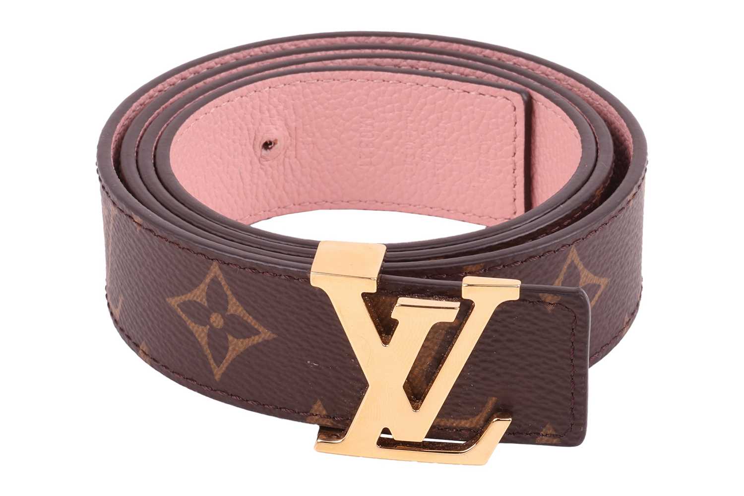 Lot 13 - Louis Vuitton – LV Initials 30MM Reversible...
