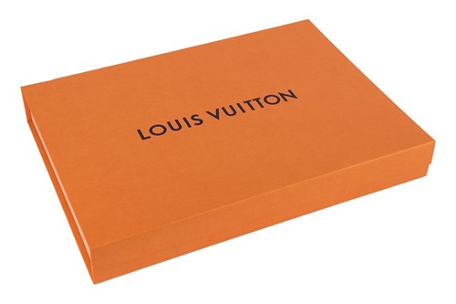 Lot 11 - Louis Vuitton - a large reverse dots denim...