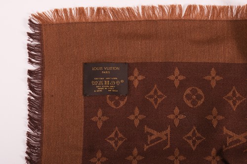 Lot 11 - Louis Vuitton - a large reverse dots denim...