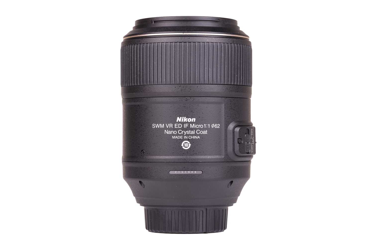 Lot 160 - A Nikon AF-S Micro Nikkor 105 mm f/2 8 G IF-ED...