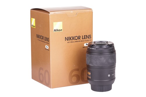Lot 146 - A Nikon AF-S Micro Nikkor Lens 60mm f/2.8G ED,...