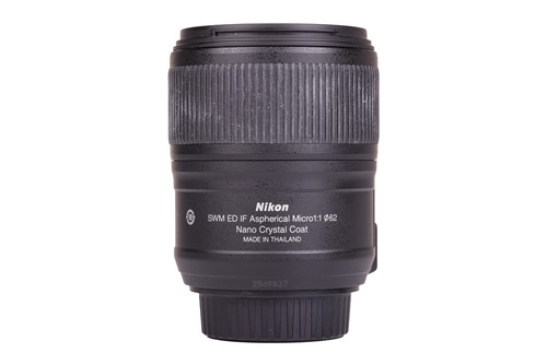 Lot 146 - A Nikon AF-S Micro Nikkor Lens 60mm f/2.8G ED,...