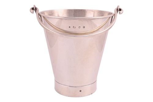 Lot 313 - A silver ice pail/wine cooler by Theo Fennell,...