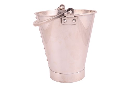 Lot 313 - A silver ice pail/wine cooler by Theo Fennell,...