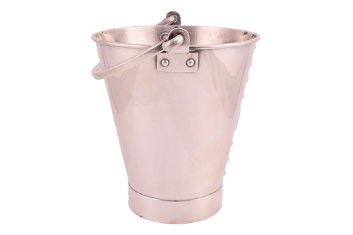 Lot 313 - A silver ice pail/wine cooler by Theo Fennell,...