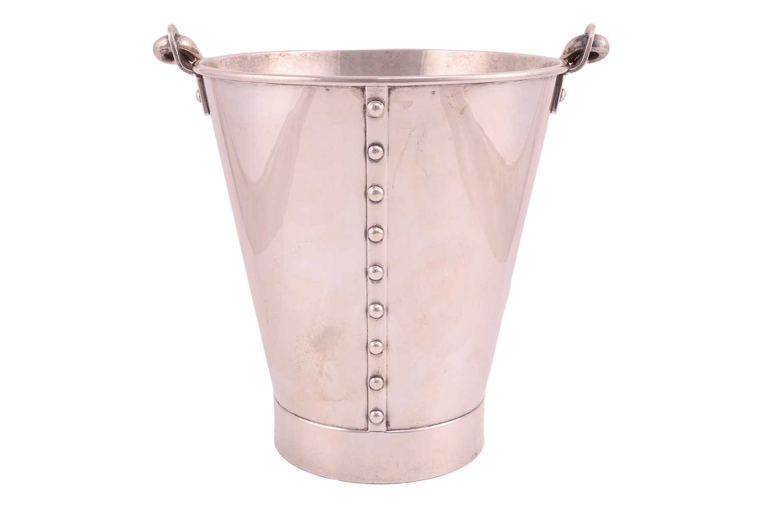 Lot 313 - A silver ice pail/wine cooler by Theo Fennell,...