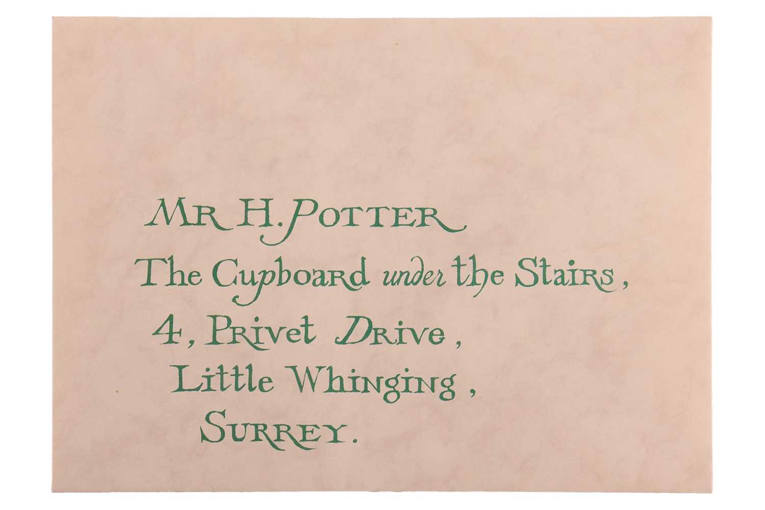 Lot 108 - Harry Potter: Hogwarts Acceptance Envelope -...