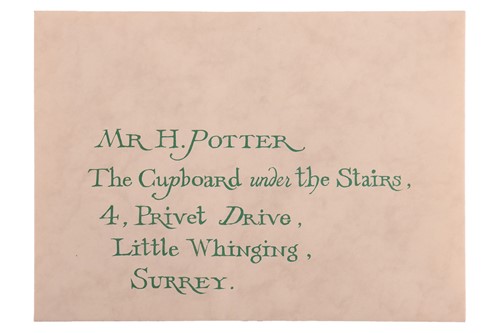 Lot Harry Potter: Hogwarts Acceptance Envelope -...