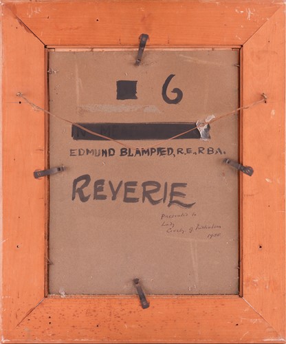 Lot 11 - Edmund Blampied (British 1886-1966) Reverie...