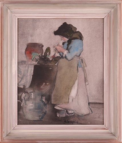 Lot 10 - Edmund Blampied (British 1886-1966) Peeling...