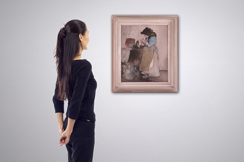 Lot 10 - Edmund Blampied (British 1886-1966) Peeling...