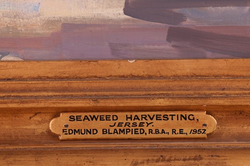 Lot 9 - Edmund Blampied (British 1886-1966) Seaweed...