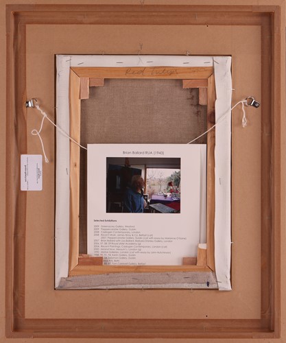 Lot 78 - Brian Ballard (British b. 1943) Red Tulips...