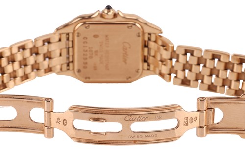 Lot 260 - A Cartier Panthere 18 Carat Ladies Wristwatch...