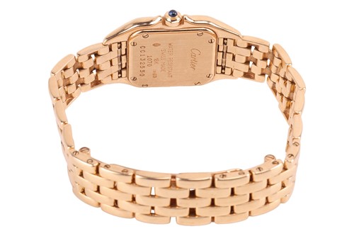 Lot 260 - A Cartier Panthere 18 Carat Ladies Wristwatch...
