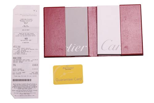 Lot 260 - A Cartier Panthere 18 Carat Ladies Wristwatch...