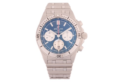 Lot 277 - Breitling A Stainless Steel Chronomat...