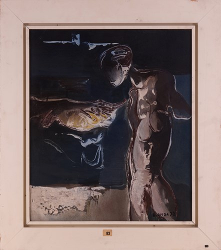 Lot 100 - Mario Bionda (Italian 1913-1985) Notte...