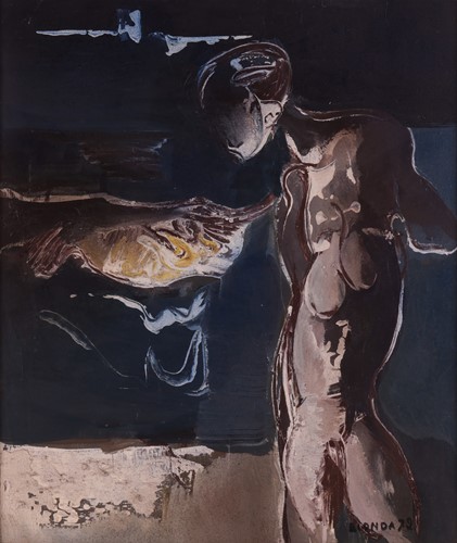 Lot 100 - Mario Bionda (Italian 1913-1985) Notte...