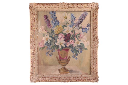 Lot 36 - Olive Snell (British 1888-1962), Still life of...