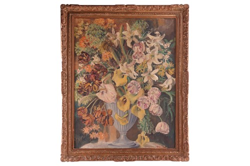 Lot 32 - Olive Snell (British 1888-1962), Still life of...