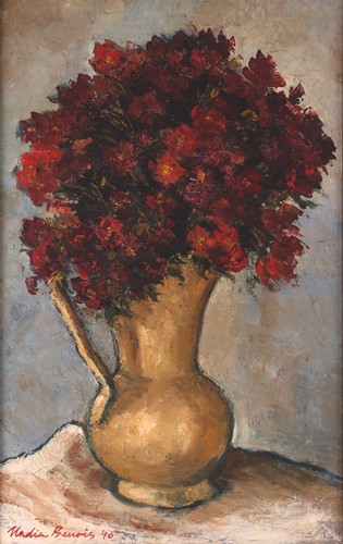 Lot 21 - Nadia Benois (Russian 1896-1975) Still life of...