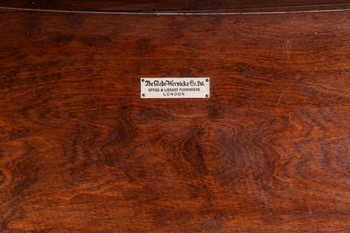 Lot 101 - A pair of Globe Wernicke mahogany...