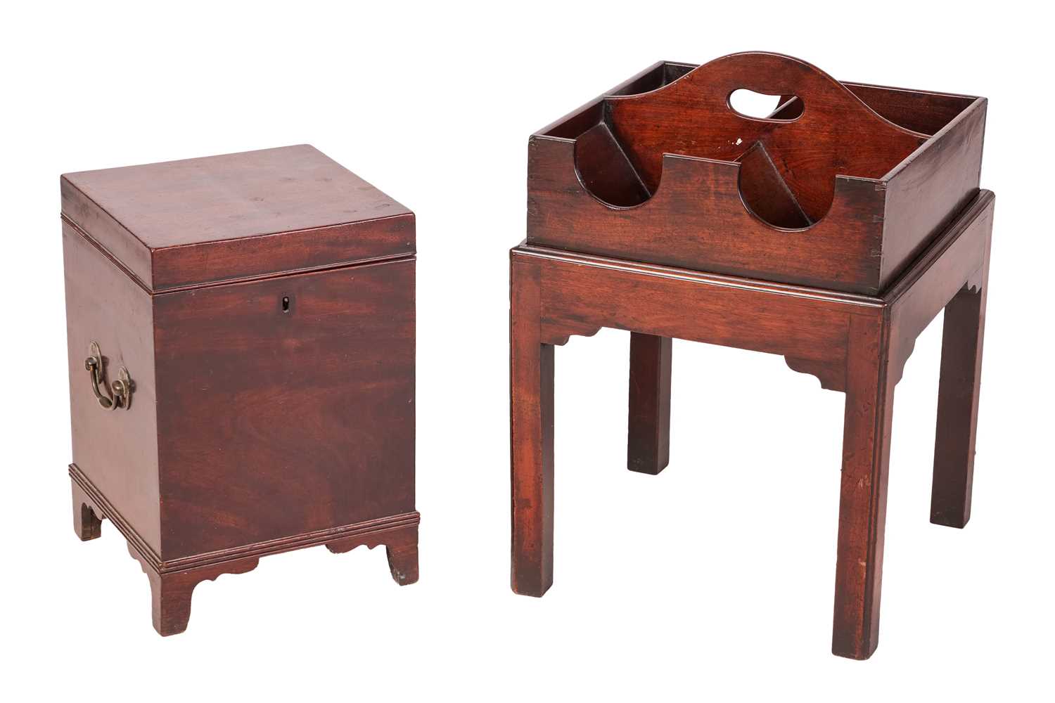 Lot 99 - An unusual George III mahogany 'Butler's...
