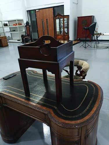 Lot 99 - An unusual George III mahogany 'Butler's...