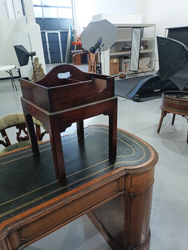 Lot 99 - An unusual George III mahogany 'Butler's...