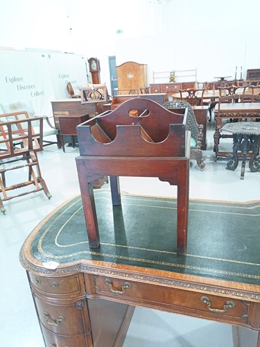 Lot 99 - An unusual George III mahogany 'Butler's...