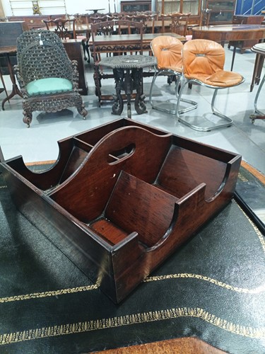 Lot 99 - An unusual George III mahogany 'Butler's...