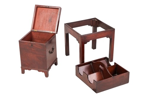 Lot 99 - An unusual George III mahogany 'Butler's...